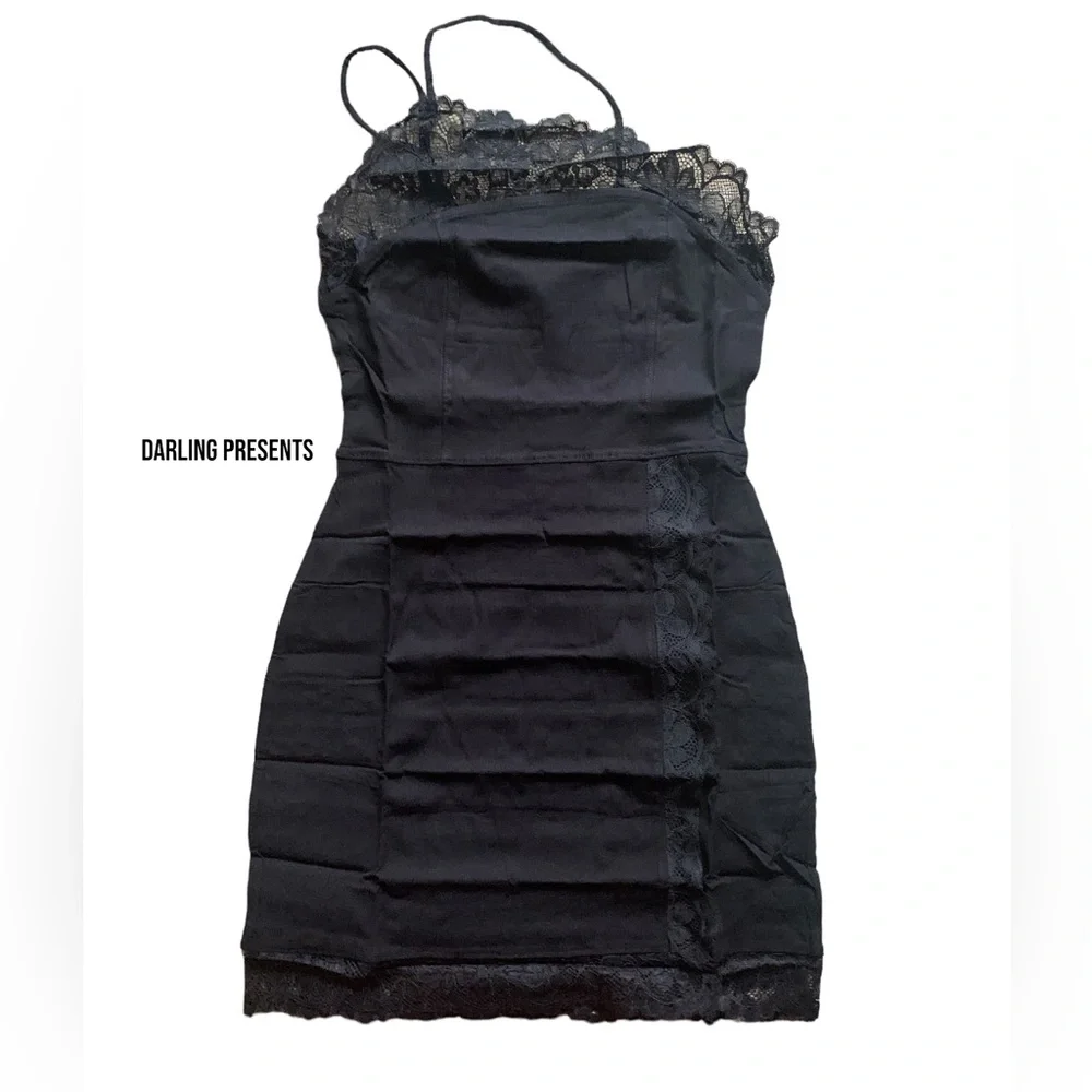 Free People Premonitions Slip Dress Women Color Black Size M